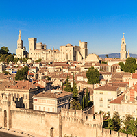 View of Paris - Lourdes - Carcassone - Avignon - Nice by Train